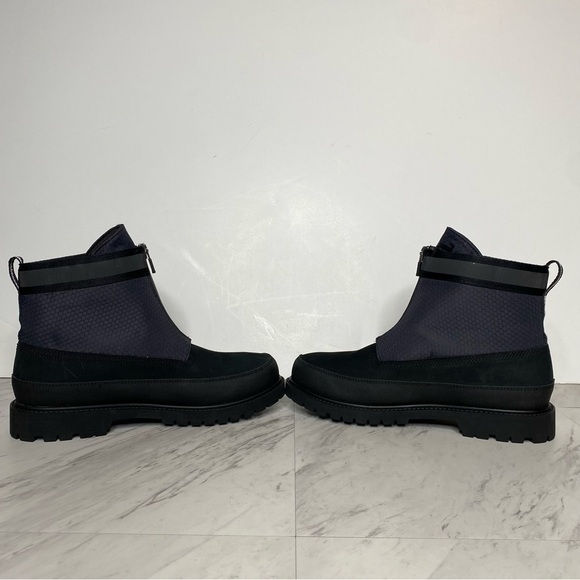 New! Timberland Heritage Front Zip Black Boot 9 - Picture 5 of 16